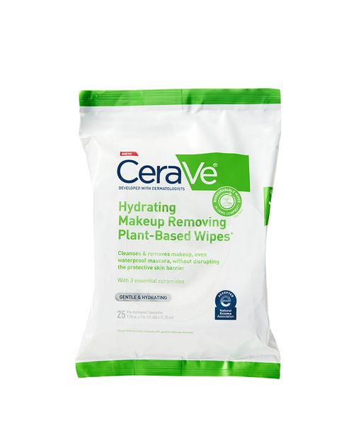 Buy Cerave Hydrating Makeup Removing Plant-Based Wipes